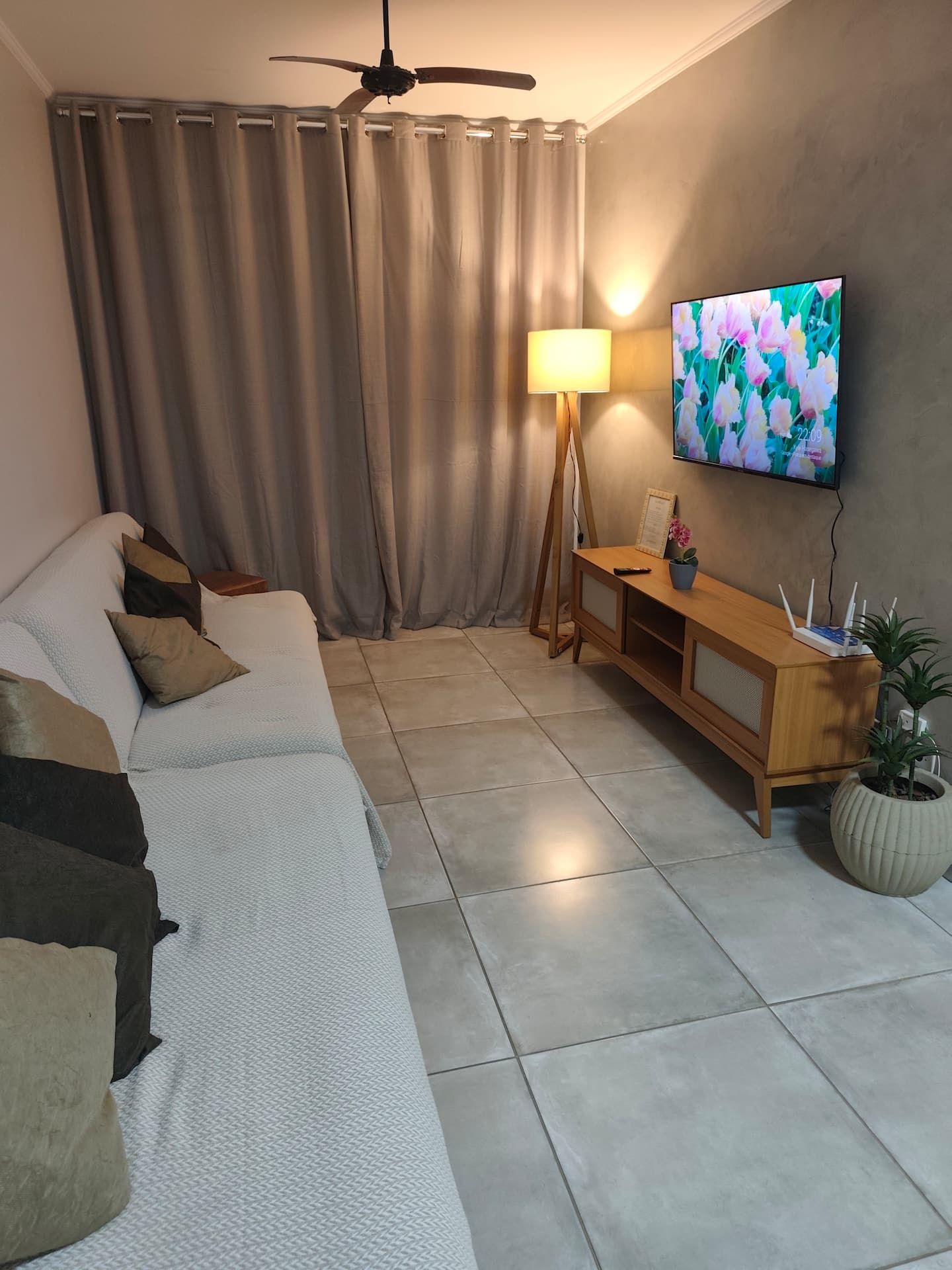 Apartamento Tenório — sala de estar