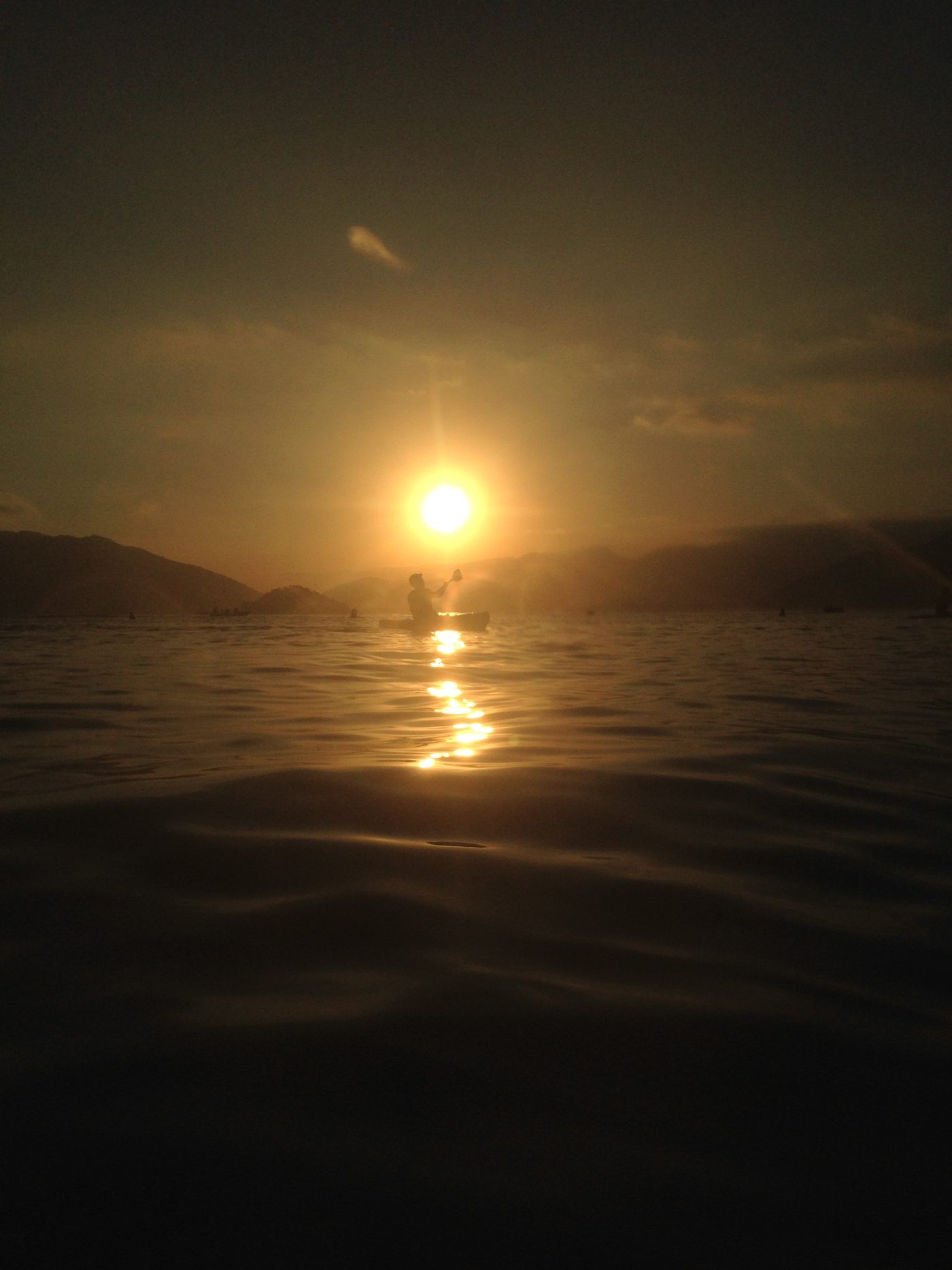 Pôr do sol na Praia da Lagoinha