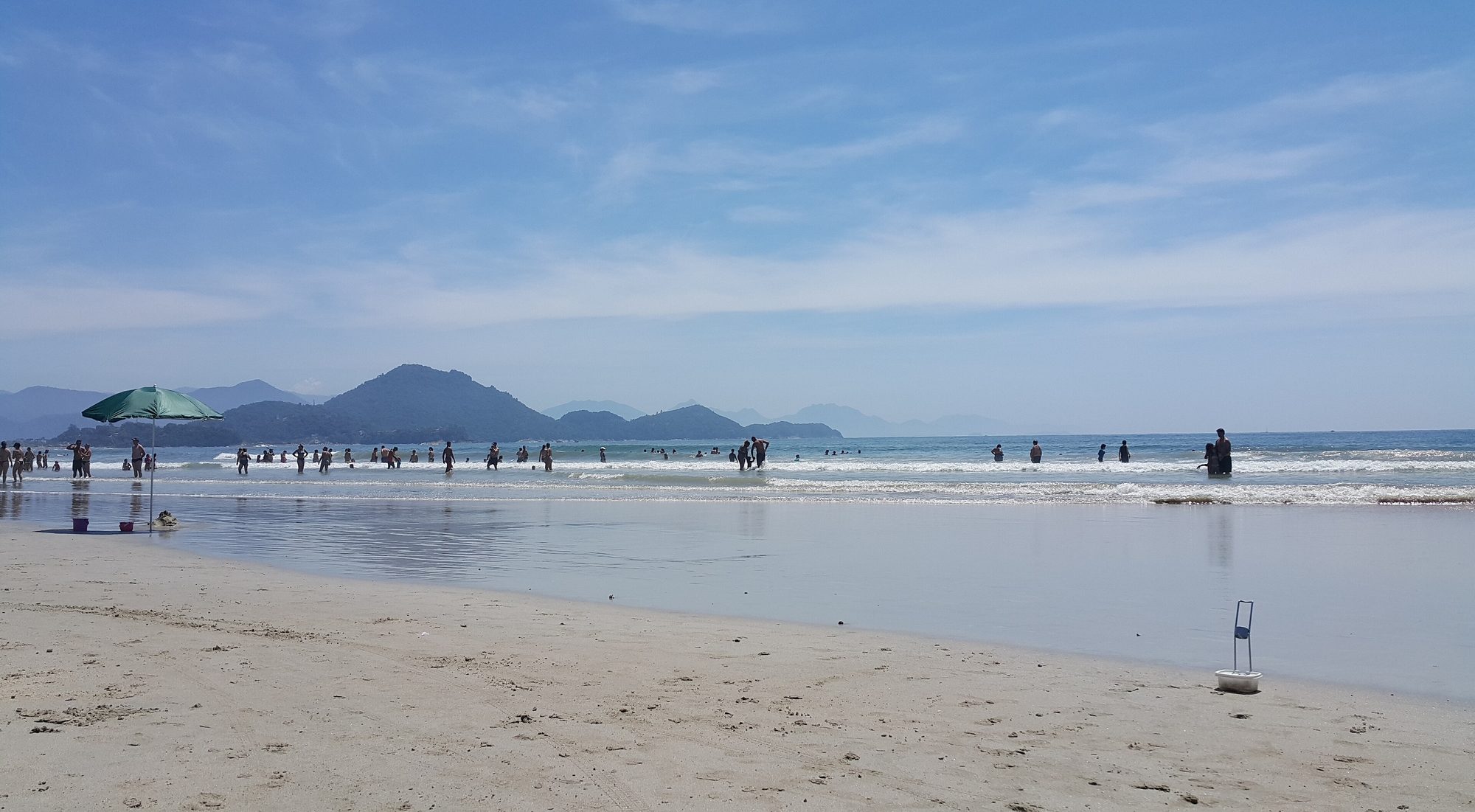 Praia das Toninhas, Ubatuba, ao amanhecer